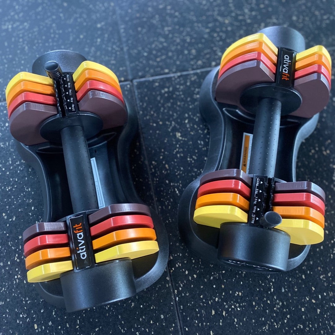 27.5 Lbs Adjustable Weight Dumbbell Set | GT528